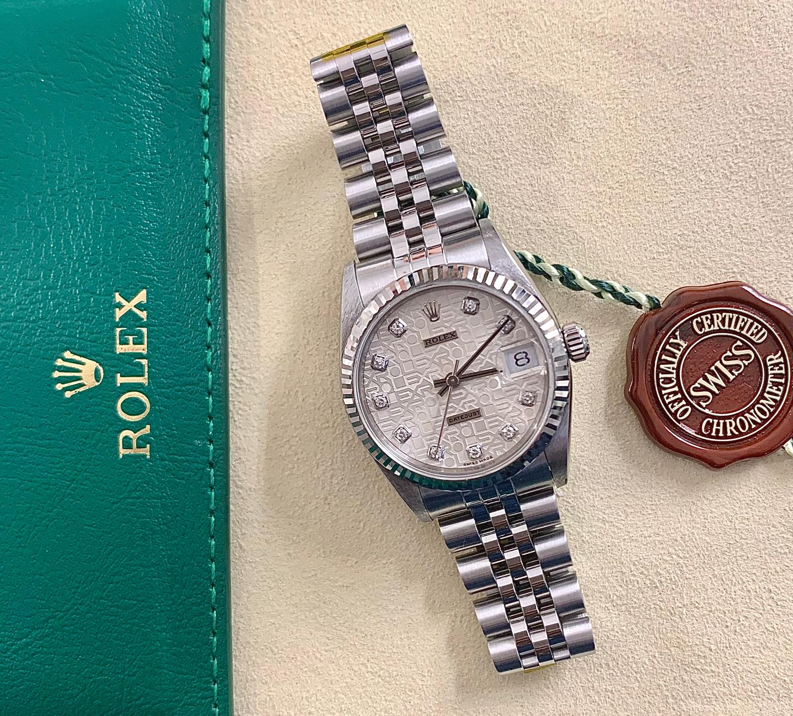 Rolex LADY DATEJUST 31 Diamanti - Logo